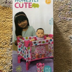 Honestly Cute Doll Bed Folding Crib (9)